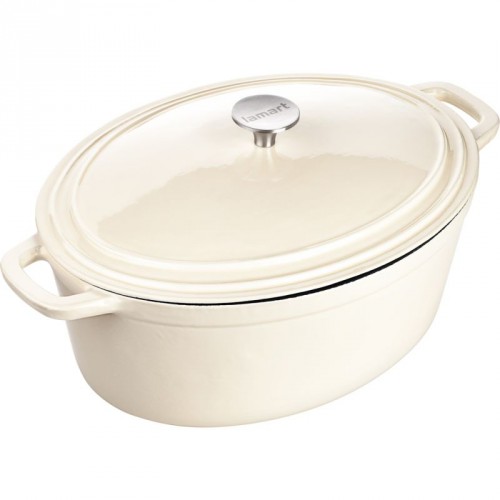 Lamart Casserole, Gusseisen, Cream, 33 cm, 2-Einheiten