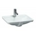 LAUFEN PRO A Einbau-Waschtisch 53x40,5 mit Hahnloch 8.1196.6.000.104.1