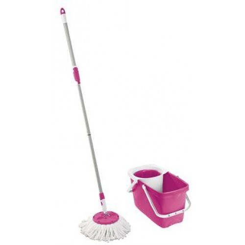 LeifheitT Set CLEAN TWIST Mop Color Edt. 2014 Sweet Pink 52043 