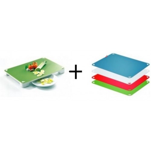 LEIFHEIT Schneidbrett Varioboard + Ersatzfolien 03086 + 0308