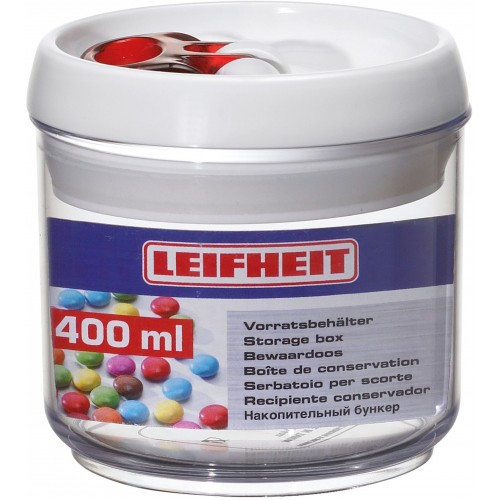 LEIFHEIT Fresh & Easy Vorratsdose 0,4 L, rund 31198