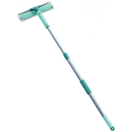 LEIFHEIT Classic Window Cleaner 2in1 Fensterwischer 33 cm mit Teleskopstiel 55238