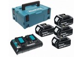 Makita 197970-3 Set Li-ion LXT 18V 4xBL1830B + DC18RD Ladegerät + Makpac Gr.2