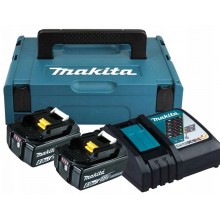 Makita Set Li-ion LXT 18V 2xBL1860B Akku + DC18RC Ladegerät + Koffer 198116-4