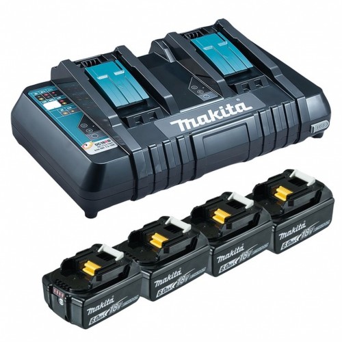 Makita 199485-6 Power Source Kit Li-ion LXT 18V 4xBL1860B + DC18RD/karton