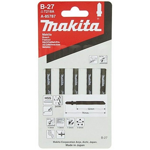 Makita A-85787 Stichsägeblatt 52mm, B-27 5St.