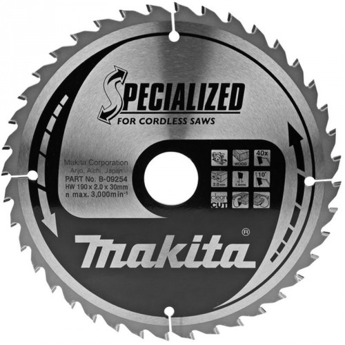 Makita B-09254 HM-Sägeblatt 190x30mm 40Z Makita B-09254 HM-Sägeblatt 190x30mm 40Z