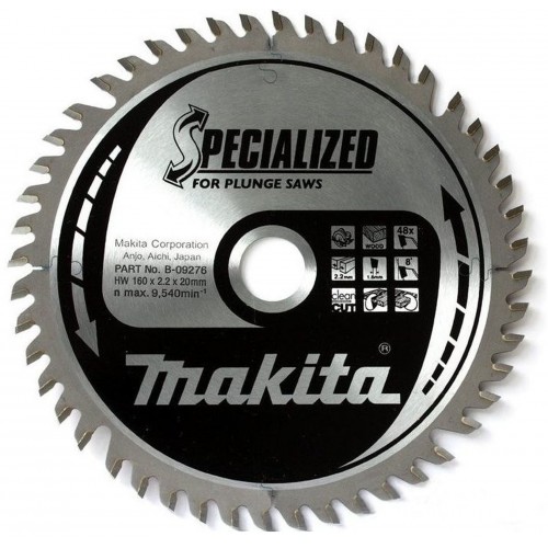 Makita B-09276 Sägeblätter 160x20mm 48T