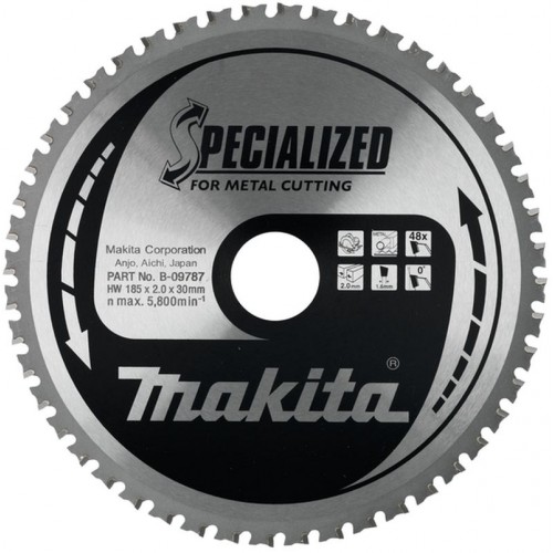 Makita B-33451 Hartmetall Sägeblatt 185x30mm 48Z=old B-09787