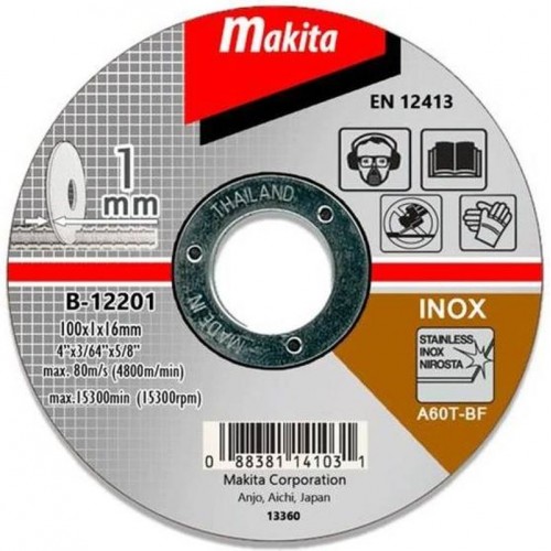 Makita B-12201 Trennscheibe 100x1x16mm Inox (1 Stück)