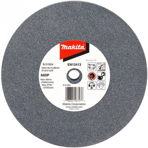 Makita B-51954 Schleifstein A60P 205x19x15.88mm