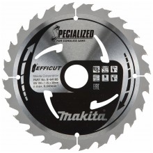 Makita B-64191 TCT Efficut Sägeblatt 190mmx30mm 24Z =old B-64185