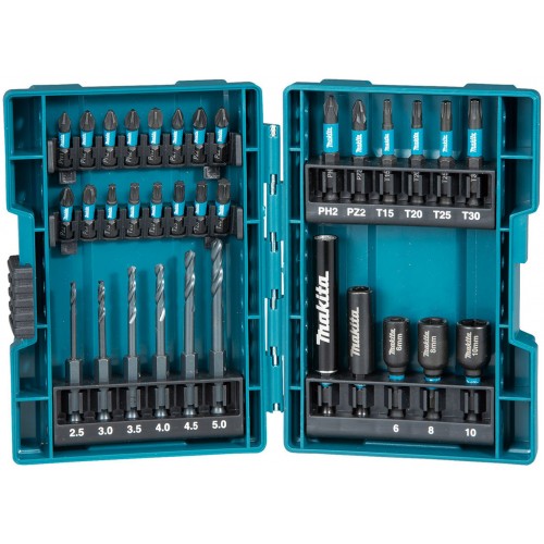 Makita B-66896 Bohrer-Bit-Set 33-tlg. ImpactBLACK