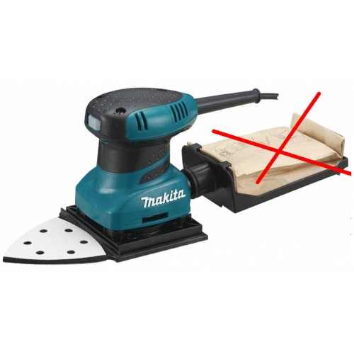 BAZAR MAKITA Pentaschleifer 112x190mm, 200W, BO4565 BENUTZT; PAPIERSACK FEHLT