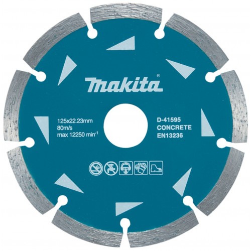 Makita D-41595-10 Diamond Wheel segmentiert 125x22,23mm 10st