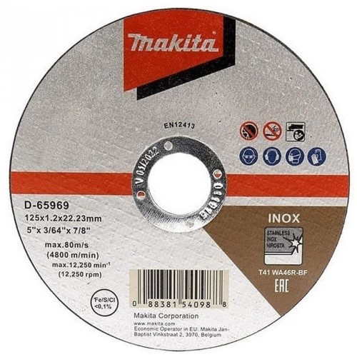 Makita D-65969 Trennscheibe 125x1,2x22,23mm Inox (1 Stück)