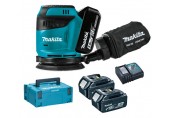 Makita DBO180RTJ Akku-Exzenterschleifer 123mm (2x5,0Ah/18V) Makpac 2