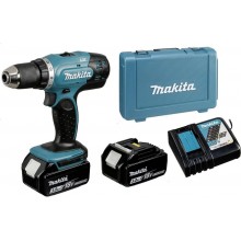 Makita DDF453RFE Akku-Bohrschrauber (2x3,0Ah/18V) Koffer