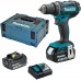 Makita DDF482RFJ Akku-Bohrschrauber Li-ion (2x3,0Ah/18V) Makpac 2