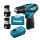 Makita DF330DWE Akku-Schrauber Li-ion 10,8 V 2x akku 1,3 Ah+koffer