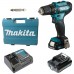 Makita DF333DSAE Akku-Bohrschauber (2x2,0 Ah/12V) CXT, Koffer