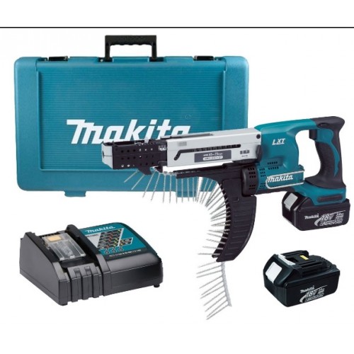 Makita Magazinschrauber 18 V / 3,0 Ah Transportkoffer DFR750RFE