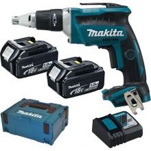 MAKITA DFS452RTJ Akku-Schnellbauschrauber Li-ion LXT (2x 5,0Ah/18V), Makpac