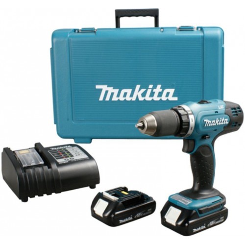 Makita DHP453SYE Akku-Schlagbohrschrauber Li-ion LXT (2x1,5Ah/18V) im Koffer