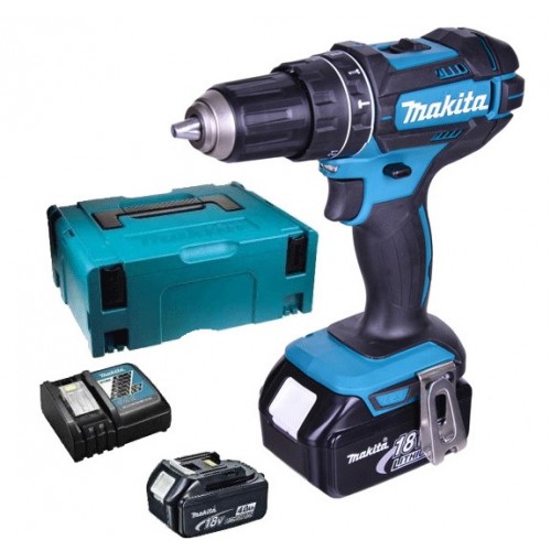 Makita DHP482RTJ Akku-Schlagbohrschrauber Li-ion (2x5,0Ah/18V) Makpac 2