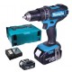 Makita DHP482RTJ Akku-Schlagbohrschrauber Li-ion (2x5,0Ah/18V) Makpac 2