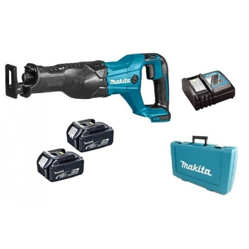 Makita DJR186RTE Akku-Reciprosäge Li-ion LXT (2x5,0Ah/18V) Koffer