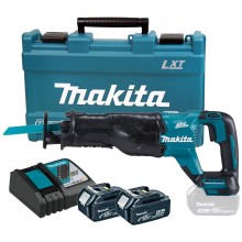 Makita DJR187RTE Akku-Reciprosäge Li-ion LXT (18V/2x5,0Ah) Koffer