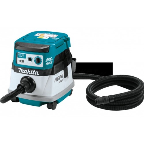 Makita DVC864LZX bürstenloser Baustellenstaubsauger - Bluetooth, ohne Akku, ohne Ladegerät