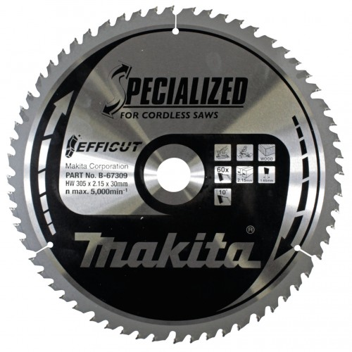 Makita E-06971 TCT Sägeblatt Efficut 216mmx30mm 45T