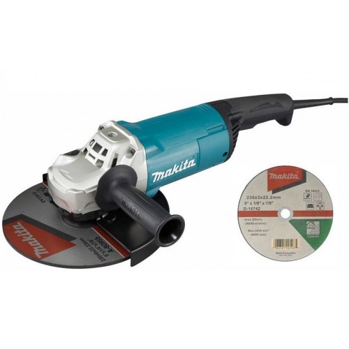 Makita D-18742 Winkelschleifer 230mm, 2200W GA9060 +Betonschleifscheibe