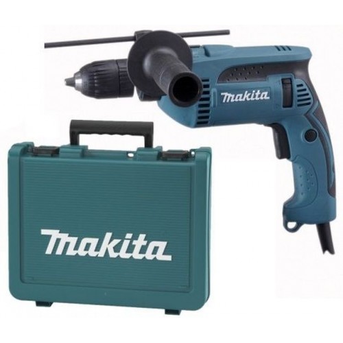 Makita HP1641K Elektronik-Schlagbohrmaschine 1,5-13mm, 680W Koffer