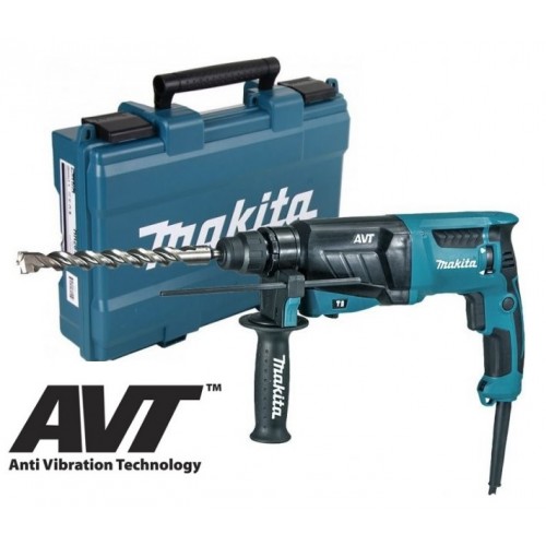 Makita HR2631FT Bohrhammer SDS-Plus mit AVT ( 2,4J/ 800W) mit Koffer