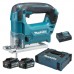 Makita JV101DSMJ Akku-Pendelhub-Stichsäge Li-ion CXT 10,8/12V/4,0 Ah, Makpac