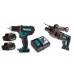 Makita Akku Spezial Set DDF482RAE + DHR241Z + 2xAkku BL1820B +Ladegerät DC18RC, S17E4-P4