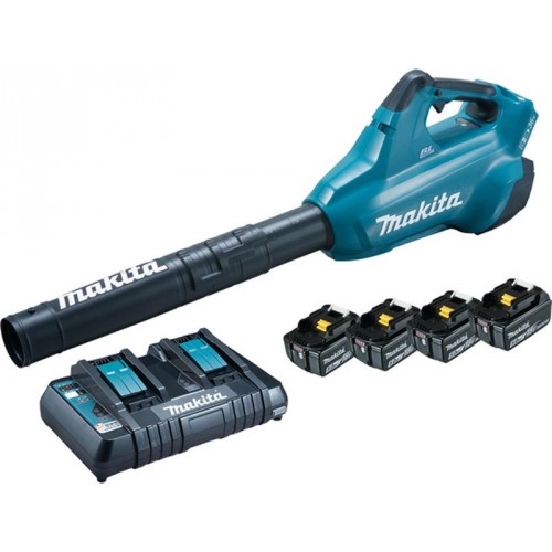 Makita AkkuGebläse 2x18V mit 4 Akkus 5.0 Ah DUB362PT4
