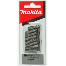 Makita P-06074 PH3 Bit 1/4" 25mm, 10St.