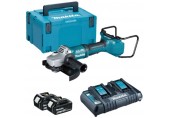Makita DGA900PT2 Akku-Winkelschleifer 230mm, Li-ion (2x18V/5,0Ah)