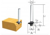 Makita D-09357 Fräser Rundkanten, 6mm