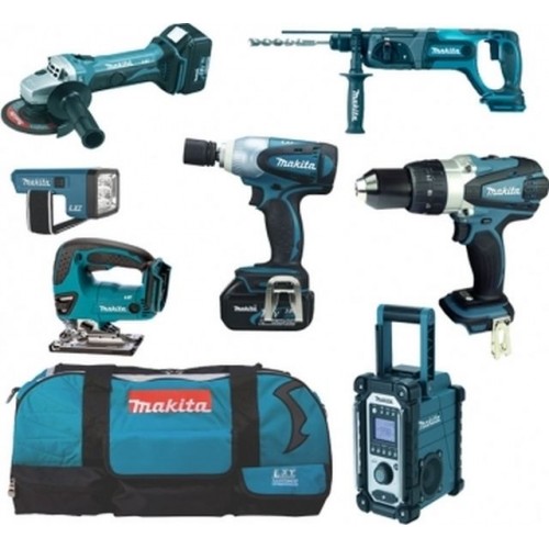 Makita DLX7000X4 18V-Akku-Spezialset