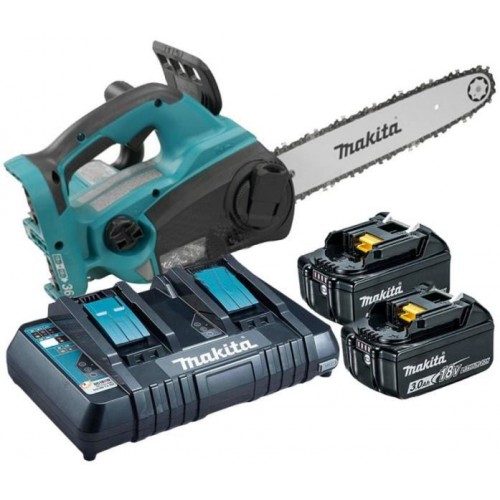 Makita DUC302PR2 Akku-Kettensäge 30cm, Li-on LXT 2x18V/3,0Ah + Ladegerät