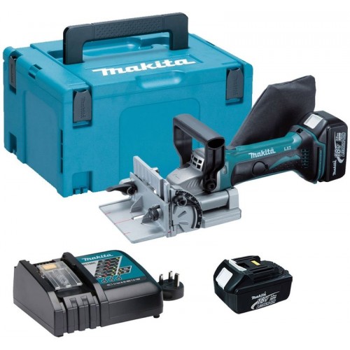 Makita Akku-Nuffräse 2x AKKU 18V/3,0Ah, Systainer Makpac DPJ180RFJ