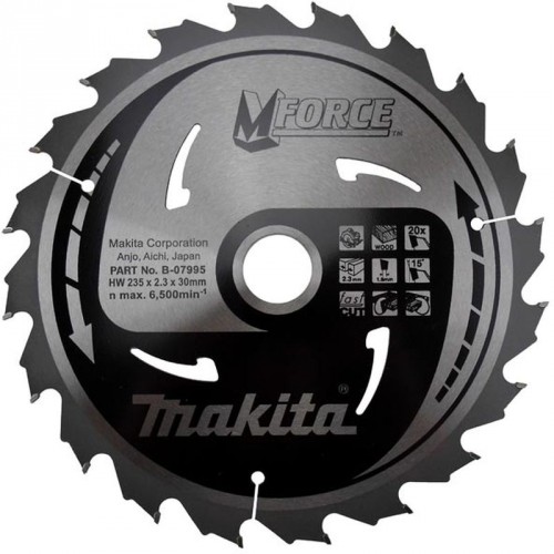 Makita Kreissägeblatt 235x30mm 20T B-07995 Makita Kreissägeblatt 235x30mm 20T B-07995