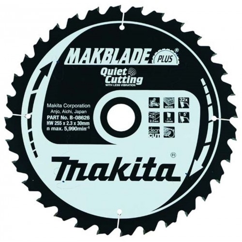 Makita B-08626 HM-Sägeblatt 255x30mm 32 Z