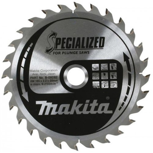 Makita B-09282 Kreissägeblatt 165 x 20 mm, 28-Z