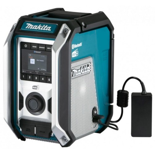 Makita DMR115 Akku-Baustellenradio DAB, Bluetooth, USB Li-ion CXT 10,8/12V,LXT14,4/18V